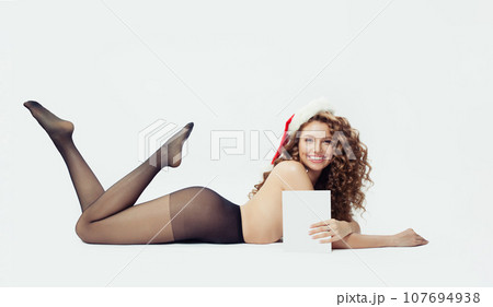 Sexy girl woman wearing lingerie - Stock Photo [65407731] - PIXTA