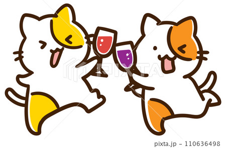 お酒 アルコール 酒 動物のイラスト素材 - PIXTA