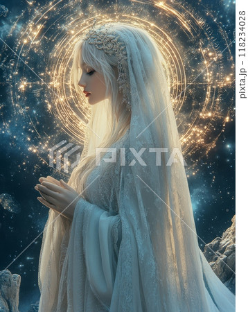 月 女神 女性 月の女神のイラスト素材 - PIXTA