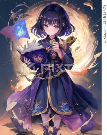 陰陽術を操る少女