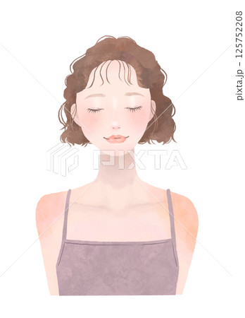 目をつぶるのイラスト素材 - PIXTA