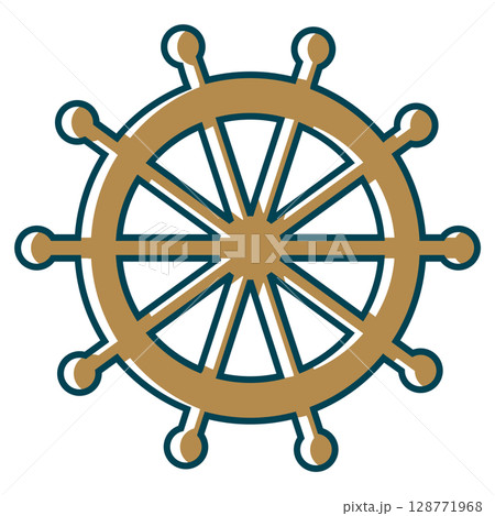 操舵 木製 帆船 舵の写真素材 - PIXTA