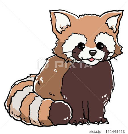 レッサーパンダ イラストのイラスト素材 - PIXTA