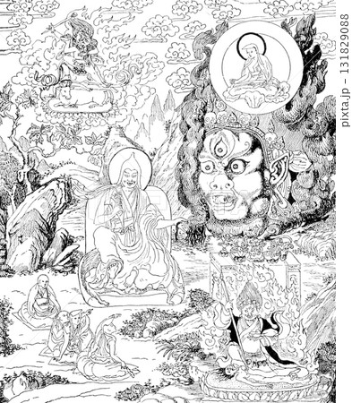 仏画のイラスト素材 - PIXTA
