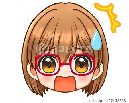 メガネキャラのイラスト素材 - PIXTA