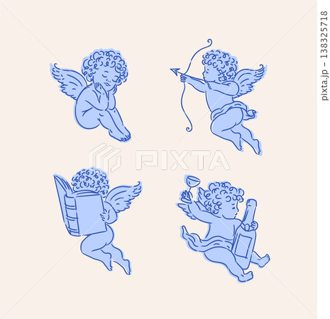 天使 エンジェル キューピッド 子供のイラスト素材 - PIXTA