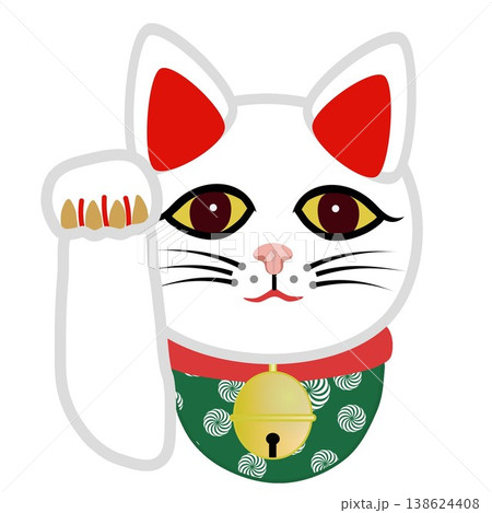 福猫のイラスト素材 - PIXTA