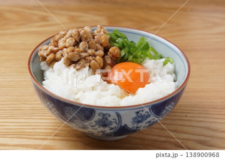 なっとう 納豆 ごはん 日本食の写真素材 - PIXTA