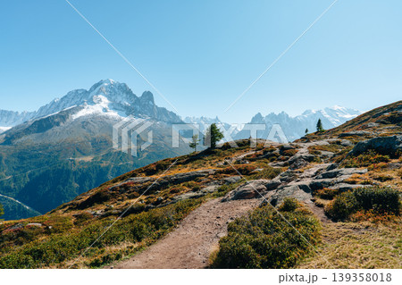 モンブラン山の写真素材 - PIXTA
